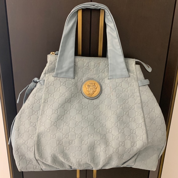 Gucci Handbags - Gucci Limited edition Blue/Grey ladies bag